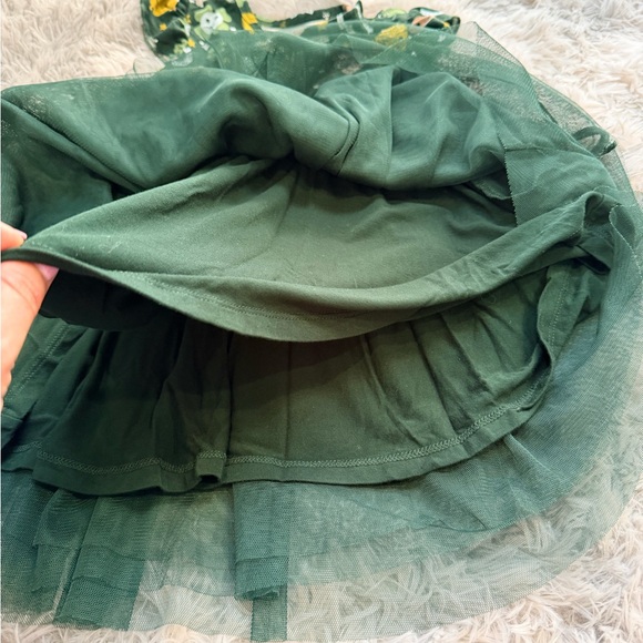 Toddler girl St Patrick’s Day Twirl Bamboo Dress - Picture 2 of 3